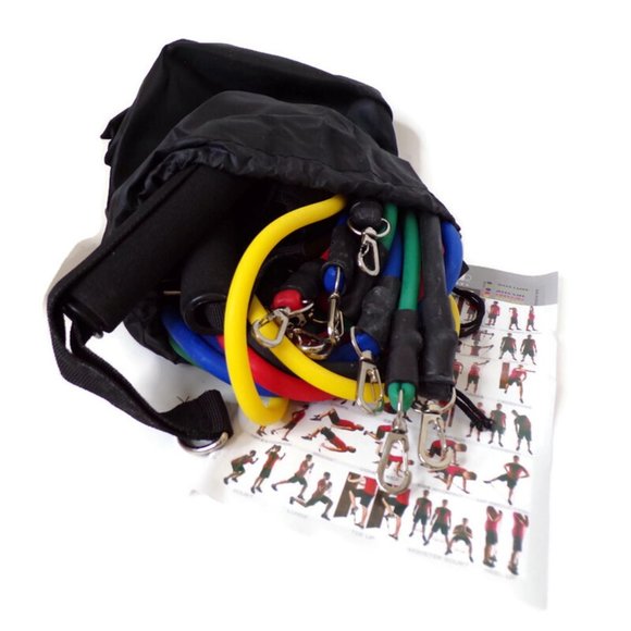 Multi Function Resistance Bands Set Of Five Bands 2618 - Picture 3 of 4